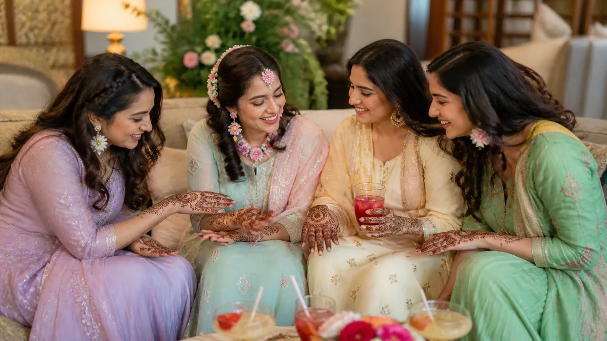 Mehndi Night Decoration Ideas for South Asian Weddings