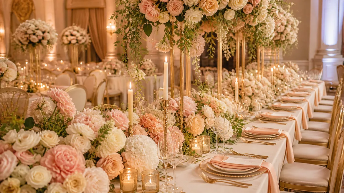 Wedding Flower Centrepiece Ideas for South Asian Weddings