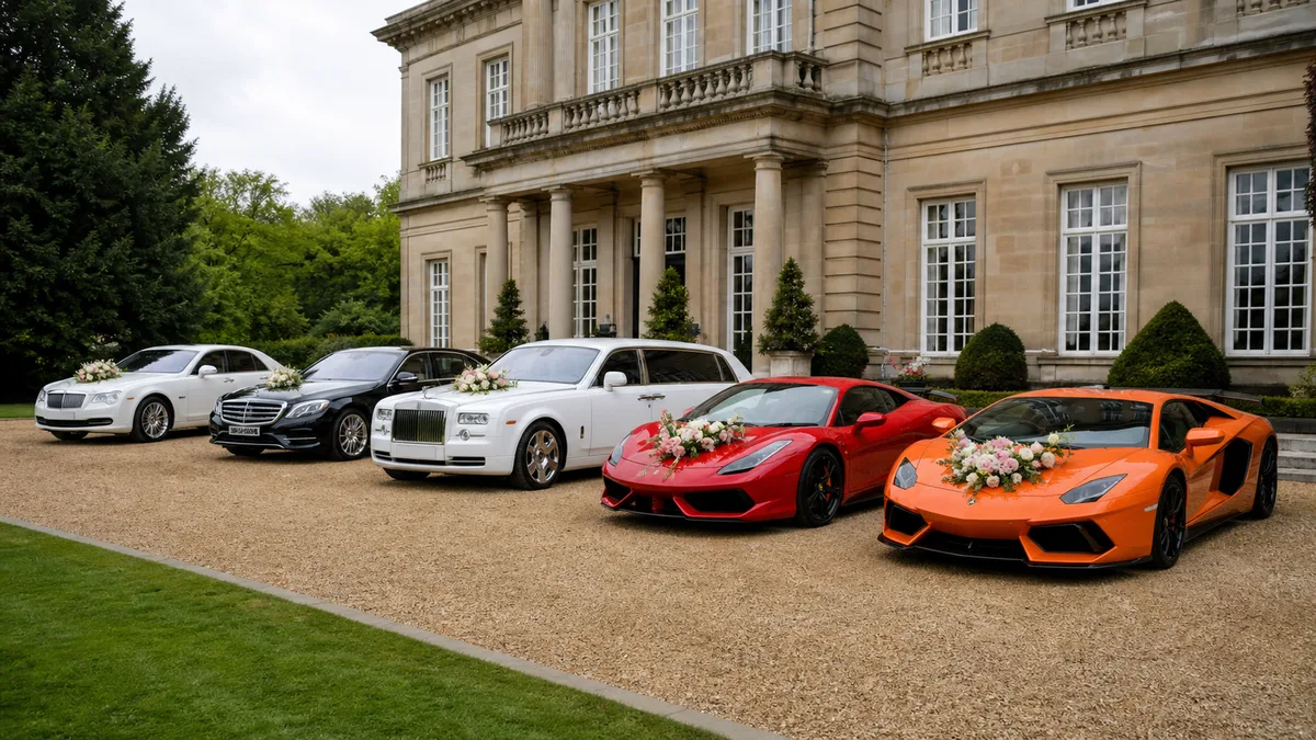 Wedding Supercar Hire in the UK: Lamborghini, Ferrari and Beyond